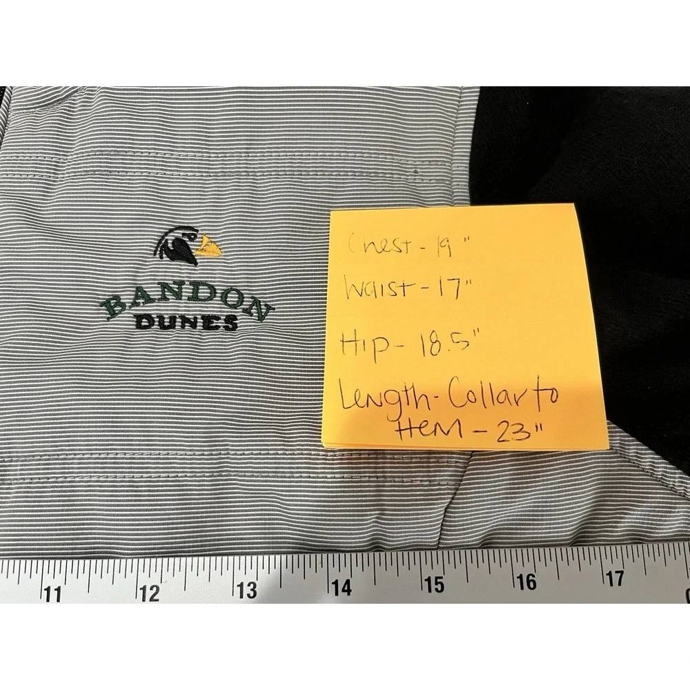 Cutter & Buck Jacket Mens Small Gray Bandon Dunes Golf Hamilton‎ Thermal Hybric